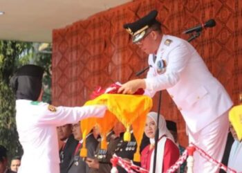 Pemkot Pagar Alam Lakukan Upacara Peringatan Hari Ulang Tahun Republik Indonesia Ke – 78, 17 Agustus 2023 Berjalan Lancar dan Khidmat