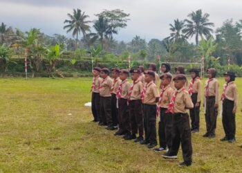 Dua Regu Penggalang Kwarran Baturraden Siap Ikuti Jambore Cabang