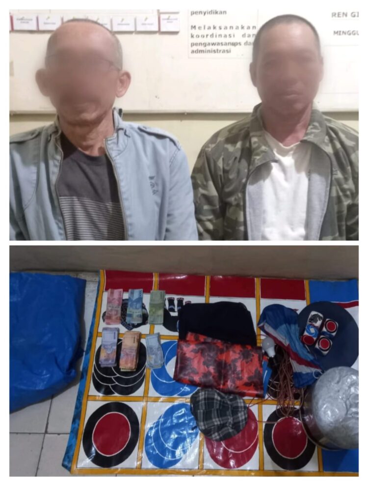 Polsek Pugung Tangkap Dua Terduga Bandar Koprok di Tiuh Memon