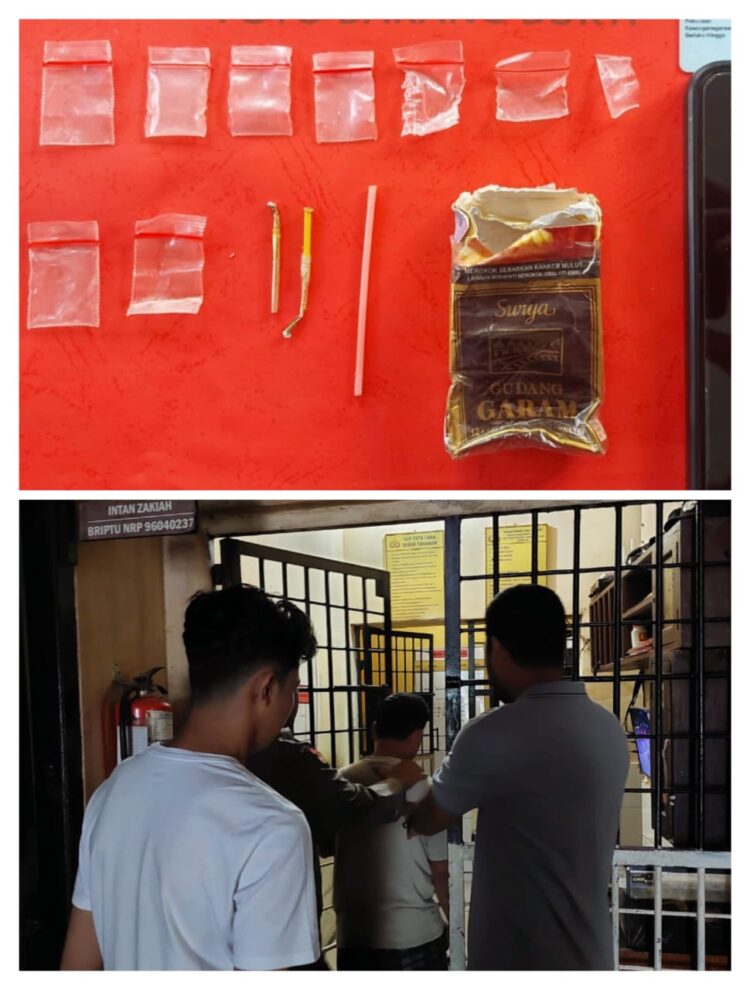 Diduga Pengedar Sabu, Seorang Nelayan Dibekuk Satresnarkoba Polres Tanggamus