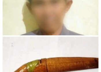 Bawa Sajam Jenis Badik, Pencuri Kotak Amal Masjid Ditangkap Polsek Talang Padang