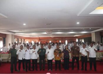 Acara Pembekalan Kepala Desa Se-Kabupaten Padang Lawas Utara, Bupati Andar Amin Harahap, S.STP., M.Si., Ingatkan Bahwa Jabatan Adalah Amanah Untuk Dipertanggungjawabkan