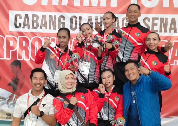 Porprov Jateng 2023, Atlit Senam Banyumas Mendulang 2 Emas, 1 Perak dan 2 Perunggu