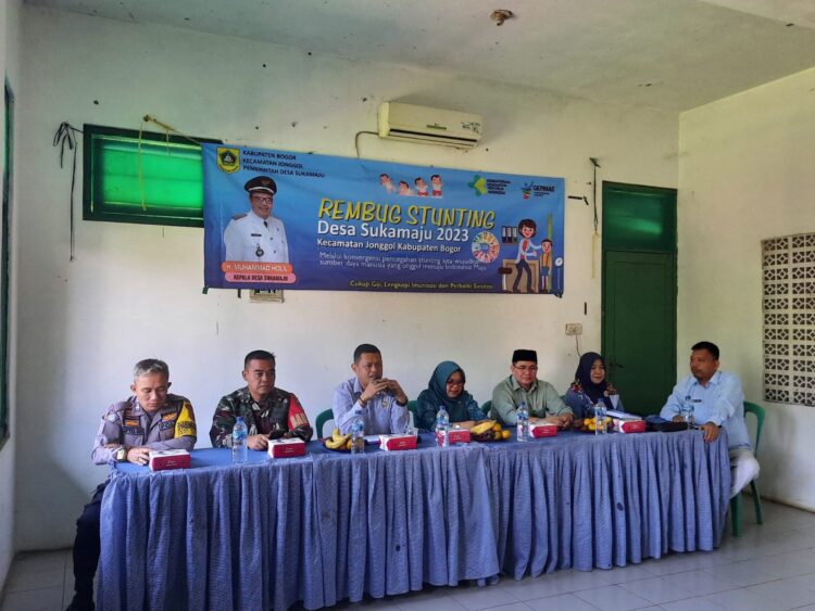 Pemerintahan Kecamatan Jonggol Bersama 14 Pemerintahan Desa Se-Kecamatan Jonggol Lakukan Kegiatan Rembuk Stunting 2023