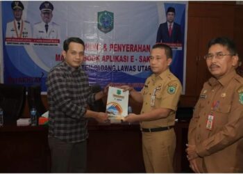 Pemerintah Kabupaten Padang Lawas Utara mengadakan acara Launching dan Penyerahan Manual Book Aplikasi E-Sakip Kabupaten Padang Lawas Utara