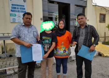 Pelaku Penganiayaan Anak Di Desa Paya Gambar, Resmi Di Laporkan Ke Mapolres Deli Serdang