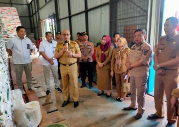 Plh Bupati Tanggamus Melaunching Penyaluran Bantuan Beras Pangan Nasional