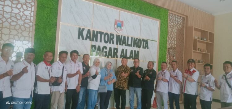 DPD IWO Indnesia Pagar Alam Adakan Audensi Dengan Pj.Wali Kota Pagar Alam Lusapa Yudha Kurnia, SE.,MM