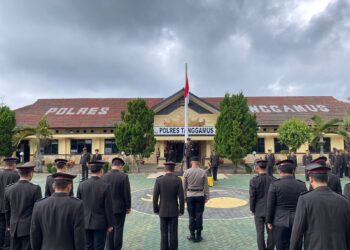 Polres Pringsewu Gelar Upacara Memperingati Hari Kesaktian Pancasila