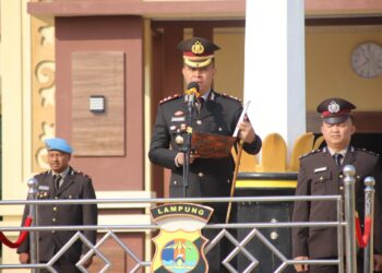 Polres Pringsewu Gelar Upacara Memperingati Hari Kesaktian Pancasila
