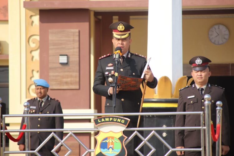 Polres Pringsewu Gelar Upacara Memperingati Hari Kesaktian Pancasila