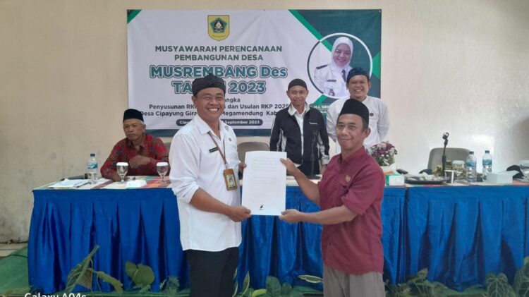Desa Cipayung Girang Undang Warga Guna Adakan Penyusunan RKP Desa Tahun Anggaran 2024 – 2025