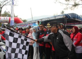 Minangkabau Basapeda Salingka Danau Singkarak Dalam Rangka Memperingati HUT Propinsi Sumatera Barat Yang ke 78 tahun 2023