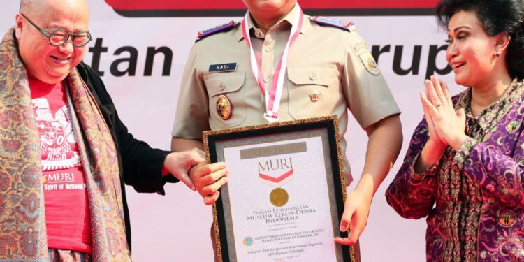 Diikuti oleh 41.625 Pegawai, Deklarasi Antikorupsi Kementerian ATR/BPN Pecahkan Rekor MURI