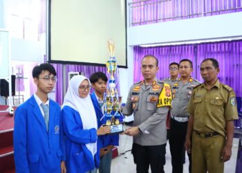 Sat Binmas Polres Pringsewu Edukasi Partisipasi Masyarakat untuk Sukseskan Pemilu Damai