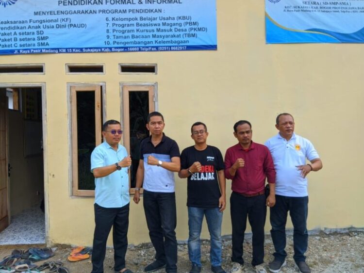 Meningkatkan Mutu Pembelajaran, Pemkab Bogor Lakukan Monitoring ke PKBM Satria Sakti Sukajaya