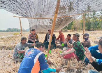Sat Binmas Polres Pringsewu Edukasi Partisipasi Masyarakat untuk Sukseskan Pemilu Damai
