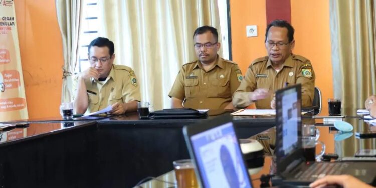 Sekda Pakpak Bharat Jalan Berutu Mengikuti Pelaksanaan Evaluasi Sistem Pemerintahan Berbasis SPBE