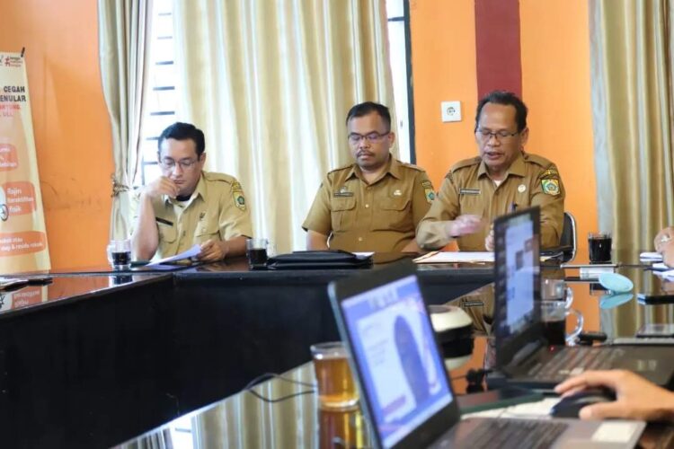 Sekda Pakpak Bharat Jalan Berutu Mengikuti Pelaksanaan Evaluasi Sistem Pemerintahan Berbasis SPBE