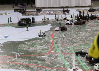 Kakorlantas Polri Bersama Kapolda Bali Laksanakan Tactical Floor Game (TFG) dalam KTT Archipelagic and Island State Forum