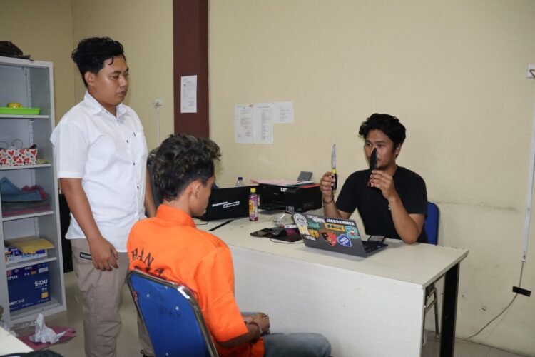 Bawa Senjata Tajam, Pemuda Asal Tanggamus Ditangkap Polisi