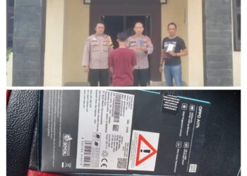 Polsek Talang Padang Bekuk Penadah HP Curian di Pesisir Barat