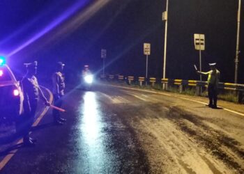 Polres Tanggamus Tempatkan 17 Personel Berseragam Setiap Hari di Wilayah Barat