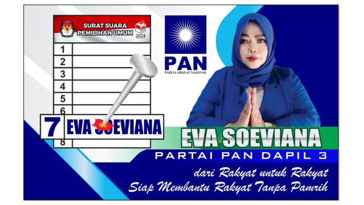 Caleg Partai PAN Eva Soeviana Nomor Urut 7 Dapil 3 Kabupaten Bogor, Bergerak Selalu Untuk Rakyat