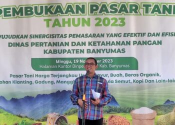 Pj Bupati Banyumas Minta Pasar Tani Bisa Digelar Tiap Pekan