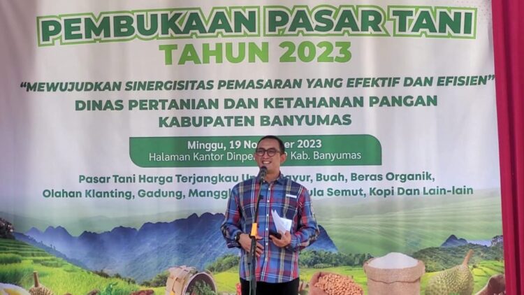 Pj Bupati Banyumas Minta Pasar Tani Bisa Digelar Tiap Pekan