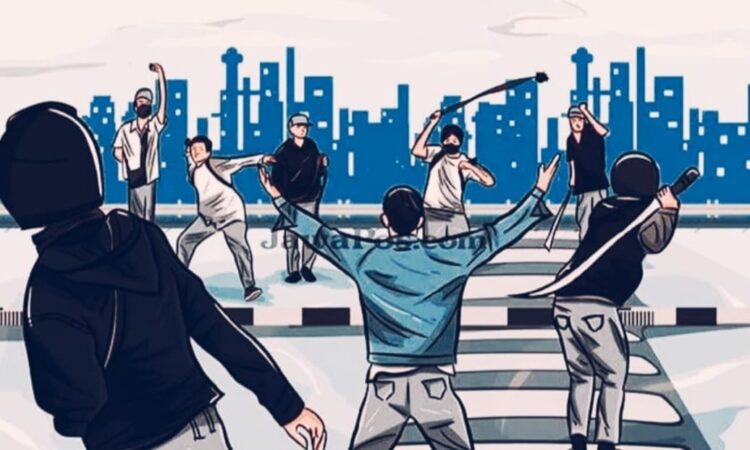 Polsek Pinang Gagalkan Aksi Tawuran, 7 Sajam dan 9 Remaja Diamankan