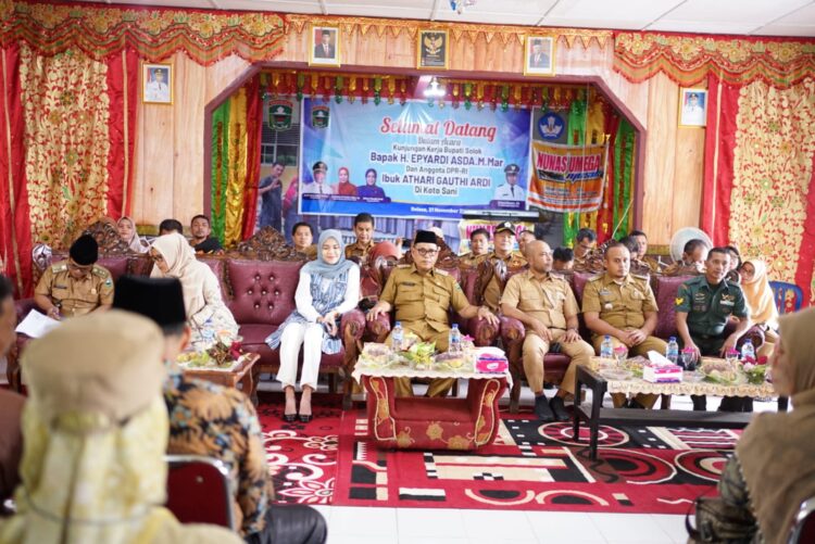 Kunjungan Kerja Tamu Ramah Bupati Solok Bersama Anggota DPR RI  Komisi V Di Nagari Koto Sani, Kecamatan X Koto Singkarak