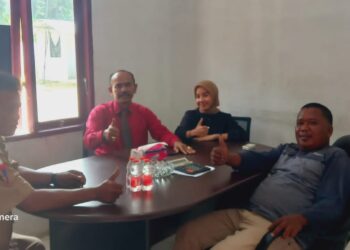 DPD LSM PKR-N Rokan Hilir Silaturahmi ke PT. Taruli Jaya Perkasa