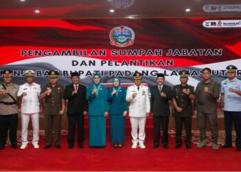 Patuan Rahmat Syukur P. Hasibuan, S.STP., M.M., resmi dilantik sebagai Penjabat (Pj) Bupati Padang Lawas Utara