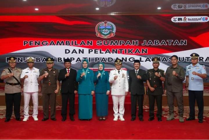 Patuan Rahmat Syukur P. Hasibuan, S.STP., M.M., resmi dilantik sebagai Penjabat (Pj) Bupati Padang Lawas Utara