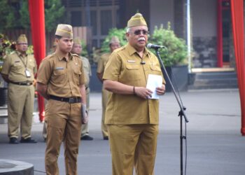 Penuh Haru, Sekda Banyumas Pamit di Apel Pagi, Jelang Pensiun