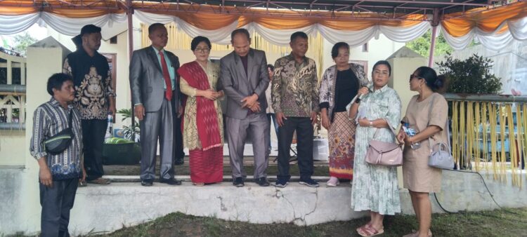 Keturunan Op. Dedy Sidabutar Hibahkan Sepetak Lahan untuk Dibangun Kantor Desa, Kini Telah Diresmikan