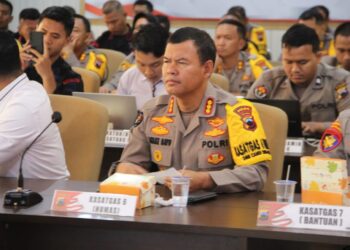 Kasatgas Humas Ops Mantab Brata Candi Polda Jateng himbau Masyarakat Jangan Percaya Berita Hoax Jelang Pemilu 2024