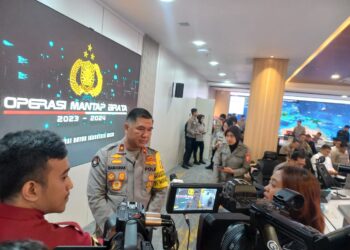 Kasatgas Humas Ops Mantab Brata Candi Polda Jateng himbau Masyarakat Jangan Percaya Berita Hoax Jelang Pemilu 2024