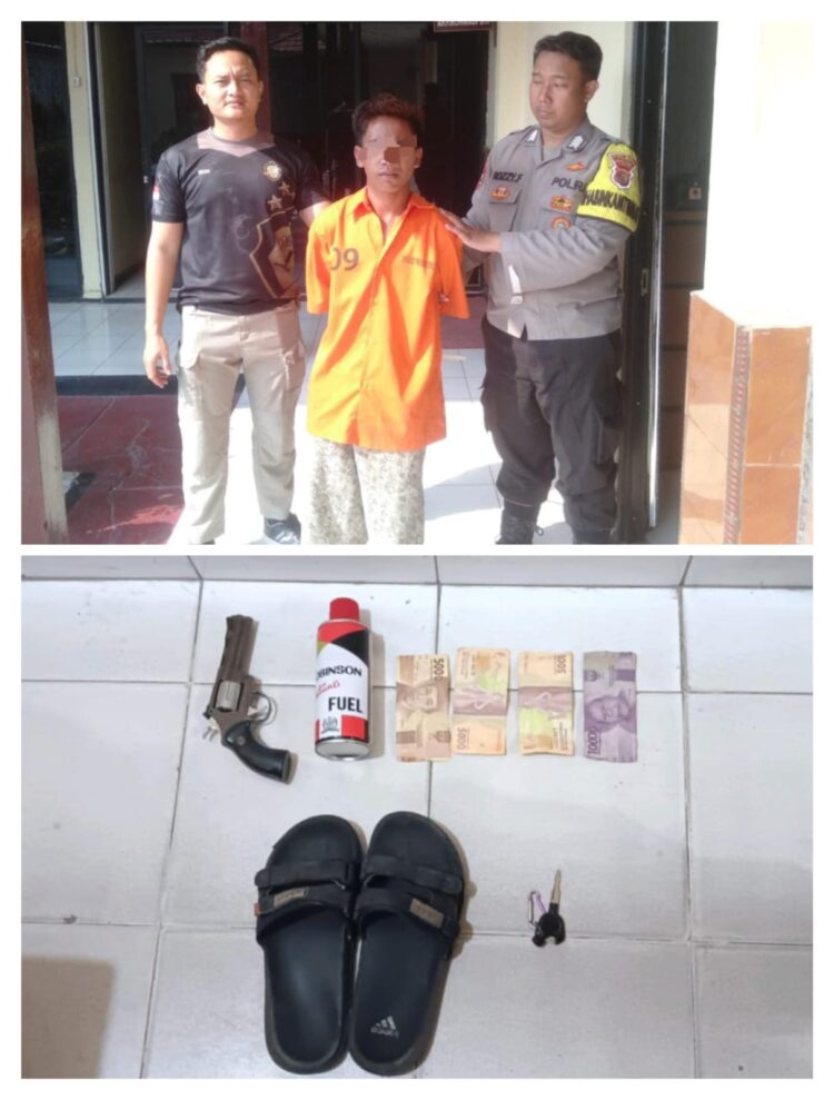 Bawa Pistol, Pemuda Asal Tanggamus Ancam dan Peras Warga Pringsewu