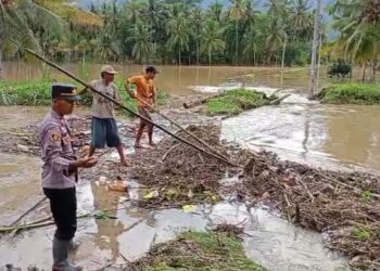 Polsek Semaka Identifikasi Bencana Banjir di Wilayah Hukumnya