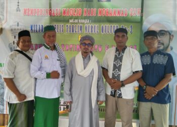 Memperingati Maulid Nabi Muhammad SAW Dalam Rangka Milad Majelis Ta’lim Nurul Quluub Ke-3