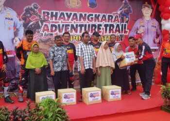 Trabas Kamtibmas Kapolres Sragen Bersama Offroader Bhayangkara Trail Adventure: Dalam Rangka Cooling System Pemilu Damai 2024