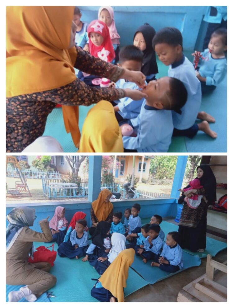 UPT Puskesmas Banyumas Edukasi Pemeriksaan DDTK Serta Berikan Vitamin A Kepada Anak Usia Dini