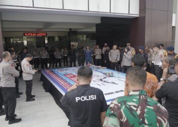 Gelar Tactical Floor Game Ops Lilin Candi 2023: Wujud  persiapan Polda Jateng dalam Amankan Nataru