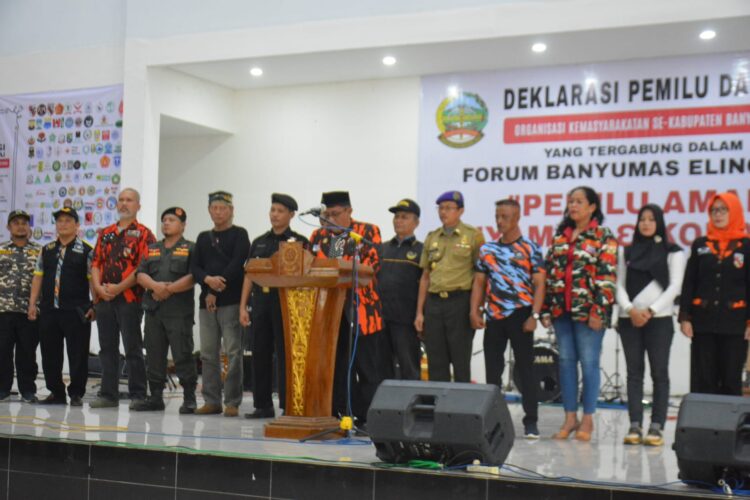 Forum Banyumas Eling Berkomitmen Wujudkan Pemilu Aman, Nyaman dan Kondusif