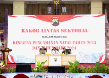 Rakor Linsek Ops Lilin Candi 2023 Polda Jateng; beberkan Strategi hadapi Nataru