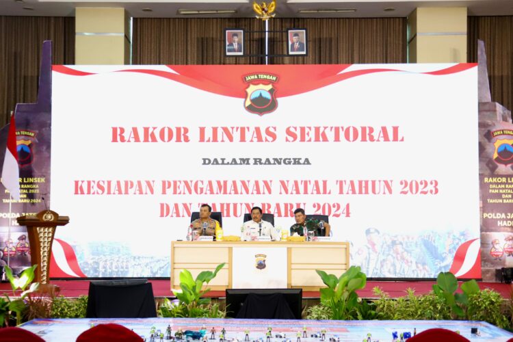 Rakor Linsek Ops Lilin Candi 2023 Polda Jateng; beberkan Strategi hadapi Nataru