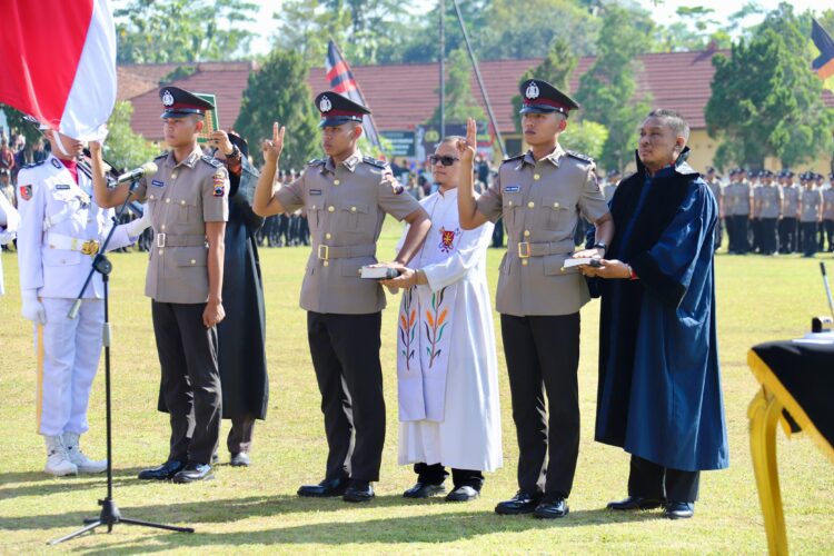Polres Pringsewu Hadiri Rapat Konsolidasi Sentra Gakkumdu Penanganan Tindak Pidana Pemilu