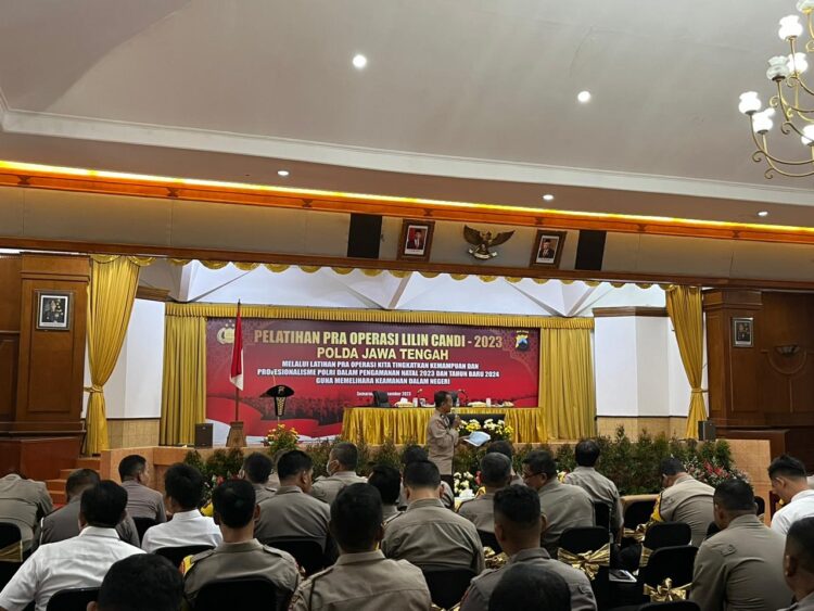 Latpraops Lilin Candi 2023, Polda Jateng mempersiapkan Pengamanan Natal dan Tahun Baru